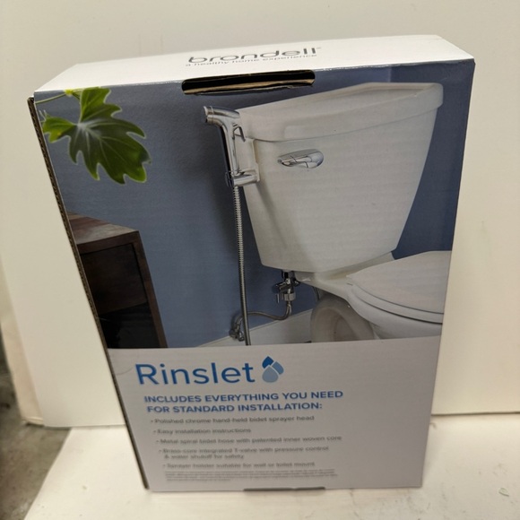 Brondell Rinslet Hand-Held Bidet Polished Chrome - Picture 3 of 3